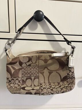 Coach Signature Patchwork Demi Shoulder Bag